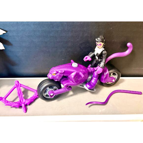 Fisher-Price Imaginext DC Cycle Vehicle Bane Huntress Catwoman firefly - Picture 4 of 6